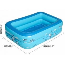 QERSTA Jardin Piscine Piscine Gonflable Familiale De Grande Taille, Piscine D'été Gonflable, Jardin D'intérieur Et Extérieur -Piscine Soldes Boutique 61062317 2