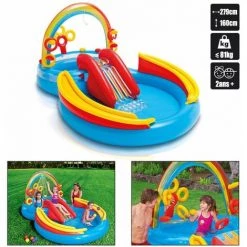 PISCINE POUR ENFANTS INTEX RAINBOW RING PLAY CENTER - Incolore - 57453NP