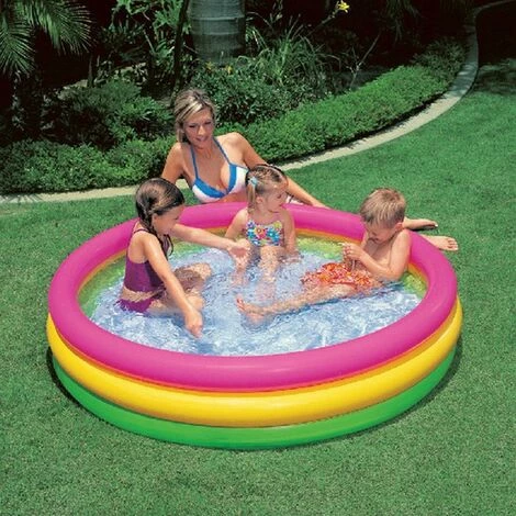 LIFCAUSAL Sunset Glow Baby Pool Kiddie Pool - Design D'été Sunset Glow Pour Enfants - 45 4 LIFCAUSAL Sunset Glow Baby Pool Kiddie Pool - Design D'été Sunset Glow Pour Enfants - 45 – Image 2