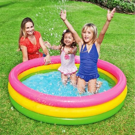 LIFCAUSAL Sunset Glow Baby Pool Kiddie Pool - Design D'été Sunset Glow Pour Enfants - 45 6 LIFCAUSAL Sunset Glow Baby Pool Kiddie Pool - Design D'été Sunset Glow Pour Enfants - 45 – Image 4