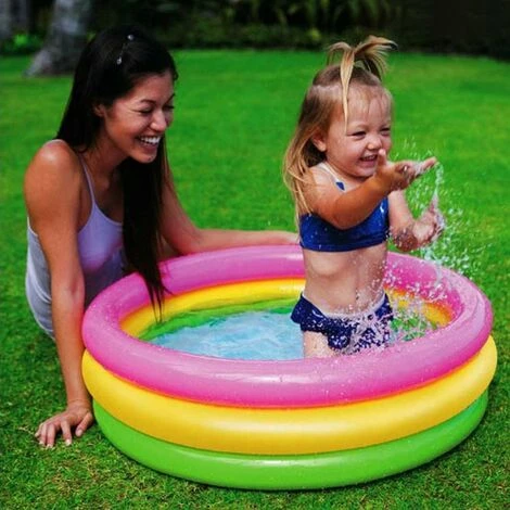LIFCAUSAL Sunset Glow Baby Pool Kiddie Pool - Design D'été Sunset Glow Pour Enfants - 45 7 LIFCAUSAL Sunset Glow Baby Pool Kiddie Pool - Design D'été Sunset Glow Pour Enfants - 45 – Image 5