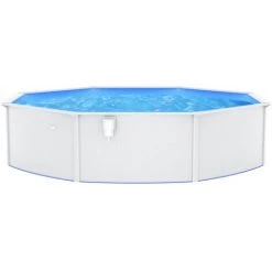 FIMEI Piscine Ronde Avec Parois En Acier 550x120 Cm Blanc -Piscine Soldes Boutique 61382900 3