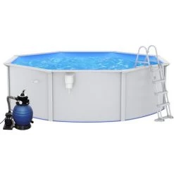 FIMEI Piscine Avec Pompe Filtrante à Sable Et échelle 460x120 Cm -Piscine Soldes Boutique 61384049 2