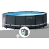 Kit Piscine Tubulaire Intex Ultra XTR Frame Ronde 4,27 X 1,22 M + Bâche à Bulles - Gris -Piscine Soldes Boutique 61443913 1