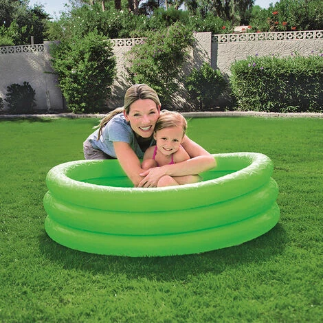 BENOBBY KIDS Pataugeoire Gonflable Ronde 3 Rouleaux 102 X 25 Cm, Verte. (1 Article) 5 BENOBBY KIDS Pataugeoire Gonflable Ronde 3 Rouleaux 102 X 25 Cm, Verte. (1 Article) – Image 3