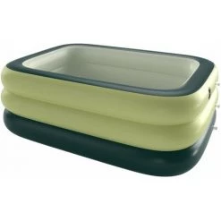 LIFCAUSAL Piscine Gonflable Piscine Auto-gonflante Pour Jardin Extérieur (Island Green 3,0 M)