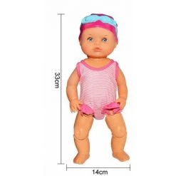 LIFCAUSAL Bébé Natation Poupée été étanche électrique Poupées Enfants Plage Piscine Eau Jouet (pas De Batterie) -Piscine Soldes Boutique 63629905 2