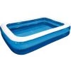 CATHERINE Piscine En PVC Piscine Gonflable Piscine Maison Piscine épaissie Carré Extérieur 200*150*50cm
