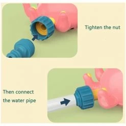 SINCèREETALI Arroseur D'extérieur Pour Enfants Jouet De Pulvérisation D'eau D'été Octopus Wiggles Toy Compatible Avec Tuyau D'arrosage 3/4in -Piscine Soldes Boutique 63818665 4