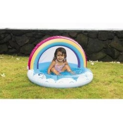 SINCèREETALI Rainbow Baby Pool， Piscine Gonflable Pour Enfants, Couleur Arc-en-Ciel -Piscine Soldes Boutique 63820506 3