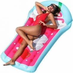 SINCèREETALI Matelas Gonflable Pour Piscine - Avec Filet - Portable - Pour L'été - En Maille - Pour La Piscine - Pour Adultes Et Enfants -Piscine Soldes Boutique 63822167 4