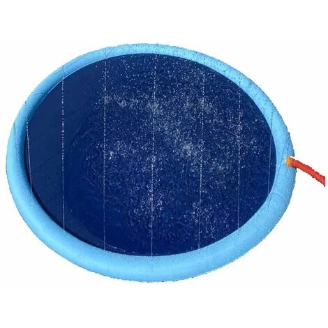 FOZIY Tapis De Jet D'eau, Tapis De Pulvérisation Antidérapant 0,55mm Épaisseur Anti-Déchirure, Splash Pad PVC Durable, Jet Fontaine Réglable, Jeu D'eau Exterieur Été Pour Enfant Adulte Chien,L Ø150cm,Fonepro 3 FOZIY Tapis De Jet D'eau, Tapis De Pulvérisation Antidérapant 0,55mm Épaisseur Anti-Déchirure, Splash Pad PVC Durable, Jet Fontaine Réglable, Jeu D'eau Exterieur Été Pour Enfant Adulte Chien,L Ø150cm,Fonepro