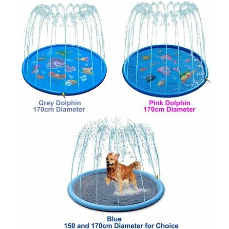 FOZIY Tapis De Jet D'eau, Tapis De Pulvérisation Antidérapant 0,55mm Épaisseur Anti-Déchirure, Splash Pad PVC Durable, Jet Fontaine Réglable, Jeu D'eau Exterieur Été Pour Enfant Adulte Chien,L Ø150cm,Fonepro 7 FOZIY Tapis De Jet D'eau, Tapis De Pulvérisation Antidérapant 0,55mm Épaisseur Anti-Déchirure, Splash Pad PVC Durable, Jet Fontaine Réglable, Jeu D'eau Exterieur Été Pour Enfant Adulte Chien,L Ø150cm,Fonepro – Image 5