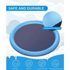 JUNJUN-Piscine Pour Chien Pour Grands Et Petits Chiens, 67in Piscine Pliable Pour Chien, Jouets D'eau Antidérapants épais Pour Chien, Tampon D'arrosage Durable Et Respectueux De L'environnement 8 JUNJUN-Piscine Pour Chien Pour Grands Et Petits Chiens, 67in Piscine Pliable Pour Chien, Jouets D'eau Antidérapants épais Pour Chien, Tampon D'arrosage Durable Et Respectueux De L'environnement -Piscine Soldes Boutique 63873889 2