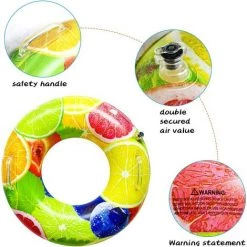 BAICCCF Piscine Enfant Ensemble De Flotteurs De Piscine Pour Adultes Et Enfants Avec Anneau De Natation Avec Deux Poignées, Radeau De Plage D'été Pour Enfants De 6 Ans Et Plus 11 BAICCCF Piscine Enfant Ensemble De Flotteurs De Piscine Pour Adultes Et Enfants Avec Anneau De Natation Avec Deux Poignées, Radeau De Plage D'été Pour Enfants De 6 Ans Et Plus -Piscine Soldes Boutique 63952761 5