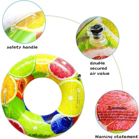 BAICCCF Piscine Enfant Ensemble De Flotteurs De Piscine Pour Adultes Et Enfants Avec Anneau De Natation Avec Deux Poignées, Radeau De Plage D'été Pour Enfants De 6 Ans Et Plus 7 BAICCCF Piscine Enfant Ensemble De Flotteurs De Piscine Pour Adultes Et Enfants Avec Anneau De Natation Avec Deux Poignées, Radeau De Plage D'été Pour Enfants De 6 Ans Et Plus – Image 5