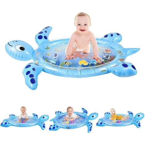 BAICCCF Piscine Gonflable Tapis D'eau Gonflable En Forme De Tortue De Mer Pour Bébés Et Tout-petits, Centre D'activités De Jeu Amusant Pour Stimuler La Croissance De Votre Bébé (sans BPA) 3 BAICCCF Piscine Gonflable Tapis D'eau Gonflable En Forme De Tortue De Mer Pour Bébés Et Tout-petits, Centre D'activités De Jeu Amusant Pour Stimuler La Croissance De Votre Bébé (sans BPA)