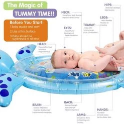 BAICCCF Piscine Gonflable Tapis D'eau Gonflable En Forme De Tortue De Mer Pour Bébés Et Tout-petits, Centre D'activités De Jeu Amusant Pour Stimuler La Croissance De Votre Bébé (sans BPA) 9 BAICCCF Piscine Gonflable Tapis D'eau Gonflable En Forme De Tortue De Mer Pour Bébés Et Tout-petits, Centre D'activités De Jeu Amusant Pour Stimuler La Croissance De Votre Bébé (sans BPA) -Piscine Soldes Boutique 63952763 3