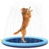 BAICCCF Piscine Enfant XL-170CM Splash Sprinkler Pad Pour Chiens Enfants, Piscine Épaissie Antidérapante Pour Chien Avec Arroseur, Pet Summer Outdoor Play Tapis D'eau Jouets Pour Chiens De Compagnie Et Kiddie -Piscine Soldes Boutique 63952775 1