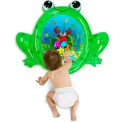 BAICCCF Piscine Enfant 93 X 77 Cm, Jouets Pour Bébé Ventre, Tapis De Jeu Gonflable Coussin D'eau Jouets Pour Bébé, Centre De Jeu D'activité De Développement Précoce Amusant Pour Nouveau-né