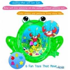 BAICCCF Piscine Enfant 93 X 77 Cm, Jouets Pour Bébé Ventre, Tapis De Jeu Gonflable Coussin D'eau Jouets Pour Bébé, Centre De Jeu D'activité De Développement Précoce Amusant Pour Nouveau-né -Piscine Soldes Boutique 63952788 4