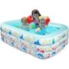 BAICCCF Piscine Enfant Piscine Gonflable Pour Enfants 150 * 100 * 60CM Piscine Pour Enfants Piscine Hors Sol Cour Jardin Extérieur Intérieur Pour Âge 3+ Enfants Adultes -Piscine Soldes Boutique 63952791 1