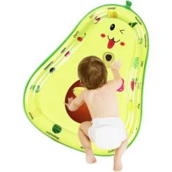 BAICCCF Piscine Enfant 86 X 65 Cm, Jouets Pour Bébé Ventre, Tapis De Jeu Gonflable Coussin D'eau Jouets Pour Bébé, Centre De Jeu D'activité De Développement Précoce Amusant Pour Nouveau-né