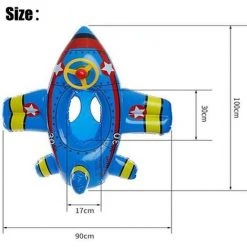 BAICCCF Piscine Enfant Avion Bébé Natation Flotteur Gonflable Piscine Flotteurs Jouets En Plein Air Anneau De Natation Siège Bateau Pour Enfants Bébé Tout-petit Bébé Garçons -Piscine Soldes Boutique 63952805 4