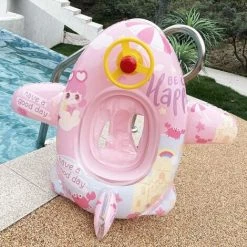 BAICCCF Piscine Enfant Bébé Flottant Pour Bébé De 3 à 36 Mois, Baignoire Pour Bébé Avec Anneau De Cou, Flotteur D'été En PVC, Lit Pneumatique, Lac, Bateau, Flotteur, Siège De Natation, Bateau, Piscine, Anneau De Bain Pour Enfants -Piscine Soldes Boutique 63952806 4