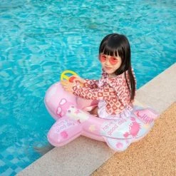 BAICCCF Piscine Enfant Bébé Flottant Pour Bébé De 3 à 36 Mois, Baignoire Pour Bébé Avec Anneau De Cou, Flotteur D'été En PVC, Lit Pneumatique, Lac, Bateau, Flotteur, Siège De Natation, Bateau, Piscine, Anneau De Bain Pour Enfants -Piscine Soldes Boutique 63952806 5