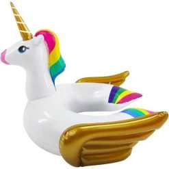 BAICCCF Piscine Enfant Flotteur De Piscine Pour Enfants Licorne Flotteurs De Natation Pour Les Tout-petits âgés De 3 à 8 Ans Flotteurs Gonflables Licorne Anneau De Natation Ride On Party Jouets Pour Filles Garçons Fournitures De Plage D'été
