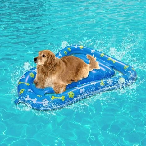 BAICCCF Piscine Enfant 120*100CM Pour Chien Et Chat, Flotteur De Piscine Pour Chien, Radeau Gonflable Pour Chien, Flotteur De Piscine Pour Animaux De Compagnie 3 BAICCCF Piscine Enfant 120*100CM Pour Chien Et Chat, Flotteur De Piscine Pour Chien, Radeau Gonflable Pour Chien, Flotteur De Piscine Pour Animaux De Compagnie