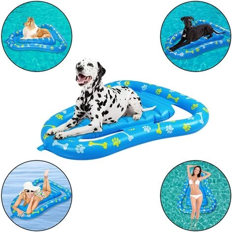 BAICCCF Piscine Enfant 120*100CM Pour Chien Et Chat, Flotteur De Piscine Pour Chien, Radeau Gonflable Pour Chien, Flotteur De Piscine Pour Animaux De Compagnie 5 BAICCCF Piscine Enfant 120*100CM Pour Chien Et Chat, Flotteur De Piscine Pour Chien, Radeau Gonflable Pour Chien, Flotteur De Piscine Pour Animaux De Compagnie – Image 3