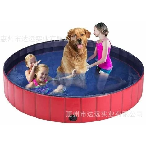 TANCYCO Baignoire Pour Chien Pliable En Plastique Dur Pliable Pour Animaux De Compagnie Pour Chiots, Petits Chiens, Chats Et Enfants, 81,3 X 20,3 Cm 3 TANCYCO Baignoire Pour Chien Pliable En Plastique Dur Pliable Pour Animaux De Compagnie Pour Chiots, Petits Chiens, Chats Et Enfants, 81,3 X 20,3 Cm