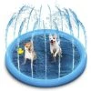HIASDFLS Piscine Pour Chien, Pataugeoire Pour Animaux De Compagnie, Tapis De Jeu Pliable De 170,2 Cm, Pour Chiots, Petits Chiens, Chats Et Enfants -Piscine Soldes Boutique 64072369 1