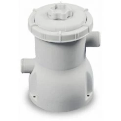 EXIT TOYS EXIT Stone Zwembad ø244x76cm Met Overkapping, Schaduwdoek En Filterpomp - Grijs -Piscine Soldes Boutique 64076428 4