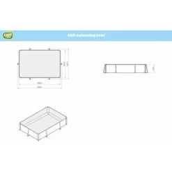EXIT TOYS Piscine EXIT Lime 300x200x65cm Avec Pompe Filtrante - Vert -Piscine Soldes Boutique 64076511 5