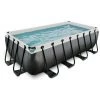 EXIT TOYS EXIT Black Leather Zwembad 400x200x100cm Met Filterpomp - Zwart -Piscine Soldes Boutique 64076543 1