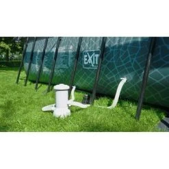 EXIT TOYS EXIT Wood Zwembad 540x250x122cm Met Filterpomp - Bruin -Piscine Soldes Boutique 64076619 4