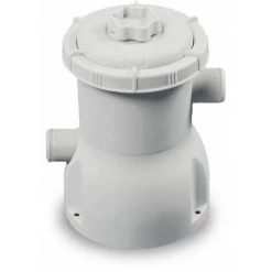 EXIT TOYS EXIT Stone Zwembad ø244x76cm Met Overkapping En Filterpomp - Grijs -Piscine Soldes Boutique 64076626 3