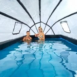 EXIT TOYS EXIT Wood Zwembad 540x250x100cm Met Overkapping En Zandfilterpomp - Bruin 8 EXIT TOYS EXIT Wood Zwembad 540x250x100cm Met Overkapping En Zandfilterpomp - Bruin -Piscine Soldes Boutique 64076631 2