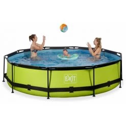 EXIT TOYS EXIT Lime Zwembad ø360x76cm Met Filterpomp - Groen
