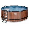 EXIT TOYS EXIT Wood Zwembad ø360x122cm Met Zandfilterpomp - Bruin 1 EXIT TOYS EXIT Wood Zwembad ø360x122cm Met Zandfilterpomp - Bruin -Piscine Soldes Boutique 64076671 1