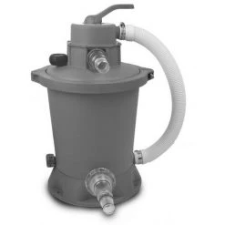 EXIT TOYS EXIT Black Leather Zwembad ø450x122cm Met Overkapping En Zandfilter- En Warmtepomp - Zwart -Piscine Soldes Boutique 64076699 4