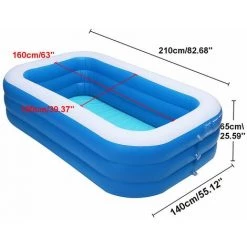 HAZEL Fast Set Piscine Gonflable Pataugeoire Piscine Piscine Familiale 2.1M -Piscine Soldes Boutique 64196115 5