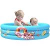 WAVE Piscine Gonflable Pour Bébé , Pataugeoire, Piscine Gonflable En Plastique Pour Bébé Intérieure/extérieure, Fête D'été En Eau Sûre, 110 X 30 Cm (43,3 X 11,8 Pouces) -Piscine Soldes Boutique 64224127 1