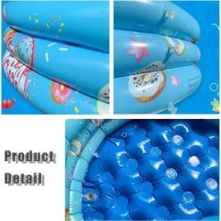 WAVE Piscine Gonflable Pour Bébé , Pataugeoire, Piscine Gonflable En Plastique Pour Bébé Intérieure/extérieure, Fête D'été En Eau Sûre, 110 X 30 Cm (43,3 X 11,8 Pouces) 9 WAVE Piscine Gonflable Pour Bébé , Pataugeoire, Piscine Gonflable En Plastique Pour Bébé Intérieure/extérieure, Fête D'été En Eau Sûre, 110 X 30 Cm (43,3 X 11,8 Pouces) -Piscine Soldes Boutique 64224127 3