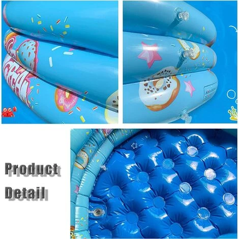 WAVE Piscine Gonflable Pour Bébé , Pataugeoire, Piscine Gonflable En Plastique Pour Bébé Intérieure/extérieure, Fête D'été En Eau Sûre, 110 X 30 Cm (43,3 X 11,8 Pouces) 5 WAVE Piscine Gonflable Pour Bébé , Pataugeoire, Piscine Gonflable En Plastique Pour Bébé Intérieure/extérieure, Fête D'été En Eau Sûre, 110 X 30 Cm (43,3 X 11,8 Pouces) – Image 3