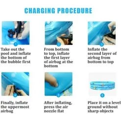 WAVE Piscine Gonflable Pour Bébé , Pataugeoire, Piscine Gonflable En Plastique Pour Bébé Intérieure/extérieure, Fête D'été En Eau Sûre, 110 X 30 Cm (43,3 X 11,8 Pouces) 11 WAVE Piscine Gonflable Pour Bébé , Pataugeoire, Piscine Gonflable En Plastique Pour Bébé Intérieure/extérieure, Fête D'été En Eau Sûre, 110 X 30 Cm (43,3 X 11,8 Pouces) -Piscine Soldes Boutique 64224127 5