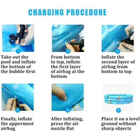 WAVE Piscine Gonflable Pour Bébé , Pataugeoire, Piscine Gonflable En Plastique Pour Bébé Intérieure/extérieure, Fête D'été En Eau Sûre, 110 X 30 Cm (43,3 X 11,8 Pouces) 7 WAVE Piscine Gonflable Pour Bébé , Pataugeoire, Piscine Gonflable En Plastique Pour Bébé Intérieure/extérieure, Fête D'été En Eau Sûre, 110 X 30 Cm (43,3 X 11,8 Pouces) – Image 5